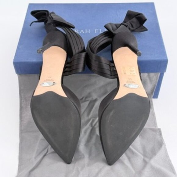 Sarah Flint - Kara 100mm - Black Satin 39/8.5 - Picture 11 of 15